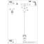 Aura 1 - Light Brushed Nickel Pendant-1416319402
