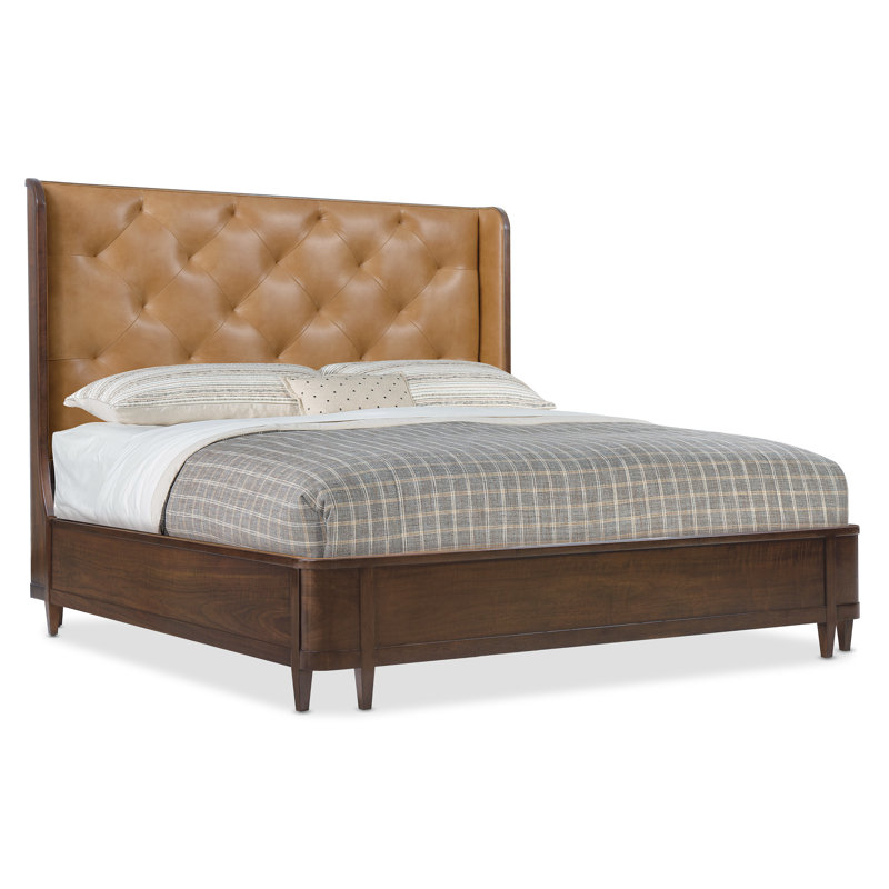 Archives Leather Bed, King
