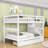 Dorth Kids Full Over Full Bunk Bed with Drawers-399124418