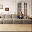 Luxueux canapé-lit modulaire pour le salon sans assemblage requis