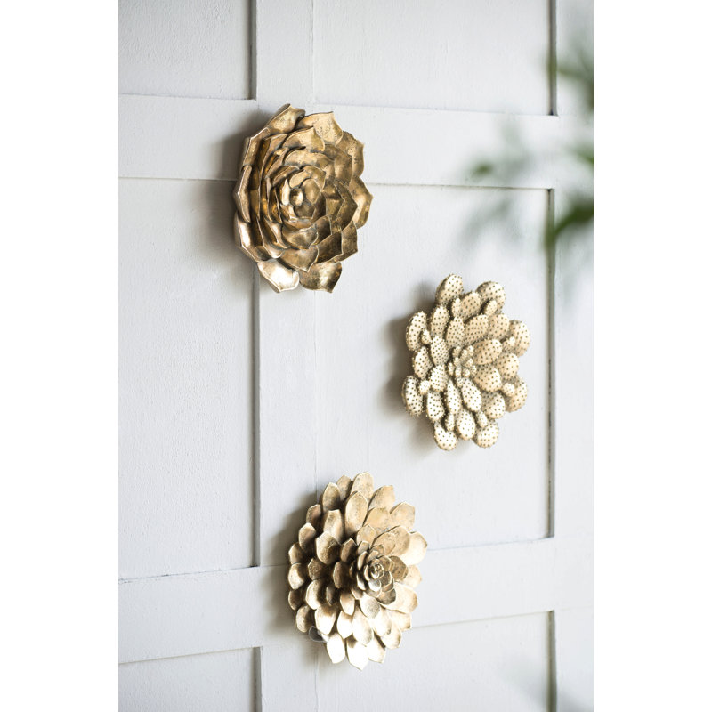 Plaque murale succulente