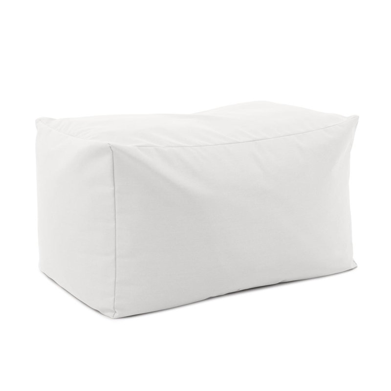 Outdoor Pouf Bench, Seascape Sand, Beige