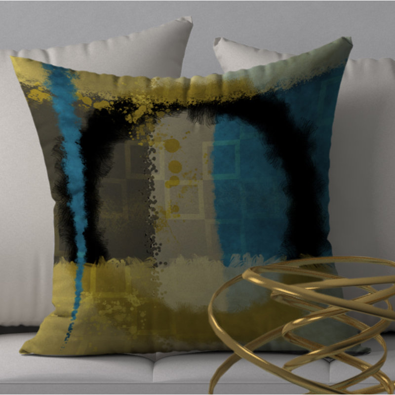 Housse de coussin carrée/insert gratuit, 18" x 18"