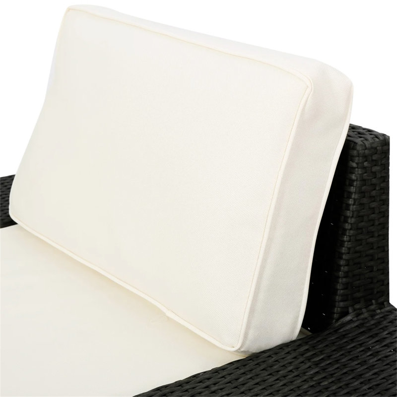 Ensemble modulaire d'extérieur 8 pièces Santa Cruz, Brun