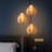 Modern 3-light Pendant With Glass Shade