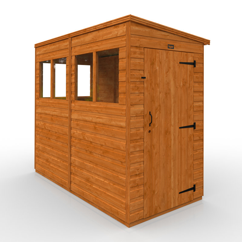 8x4w TigerFlex® Sunlit Pent Shed
