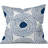 Circles In Blue II Pillow-14144544