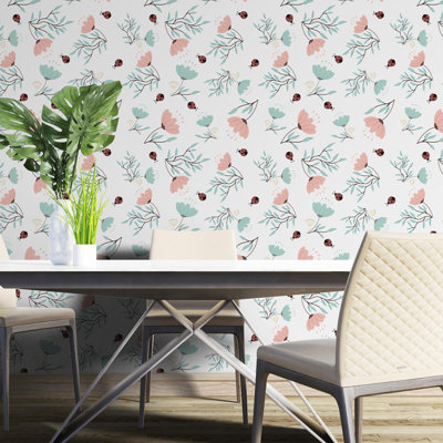 Limewood Peel & Stick Floral Roll