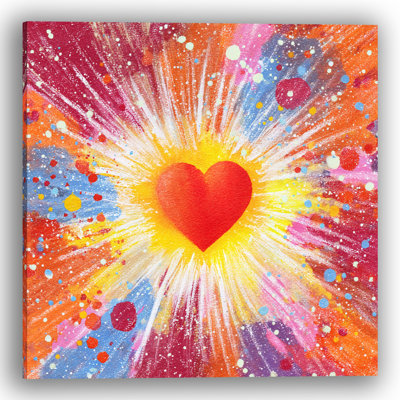 Art mural Radiant Love Burst