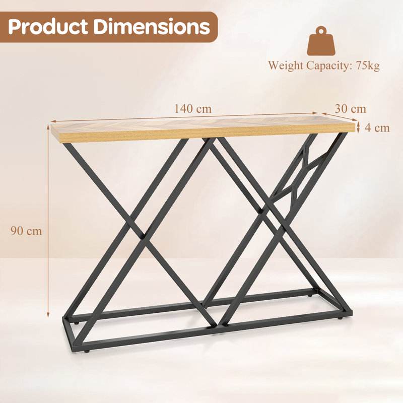 140cm Console Table