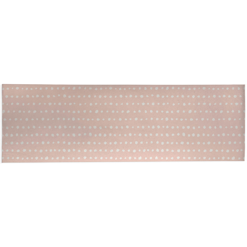 Dot Row Non-Slip Outdoor Rug, Runner 2'6" x 8'