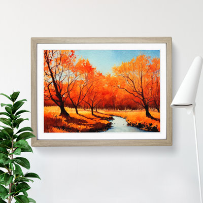 Spirited Autumn Forest - Single Picture Frame Painting