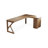 Brown Rectangular Solid Wood desks-107394705-107394701