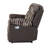 Bruni Brown Console Reclining Loveseat