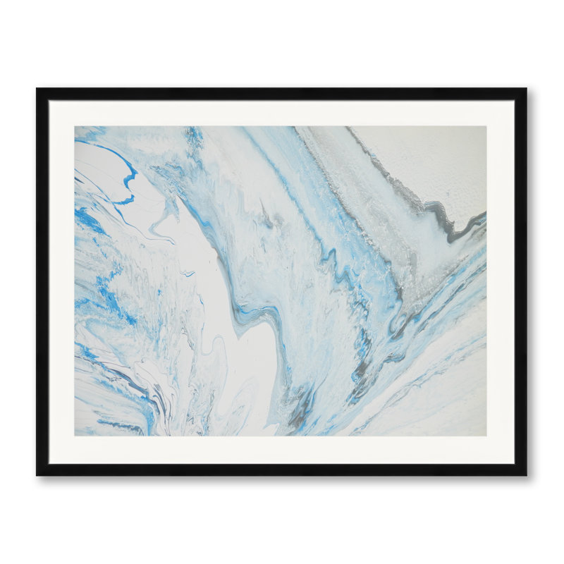 «Diamond Mountain» par Will Birdwell - impression, H 25,25 po x l 31,25 po, Papier avec cadre noir