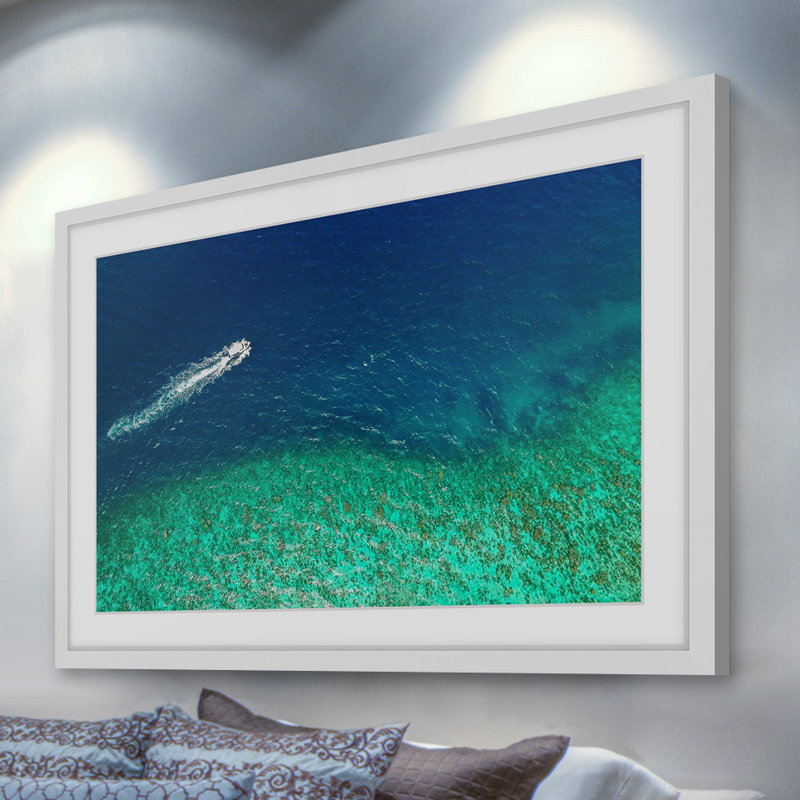 Hassan Ishan - Single Picture Frame Painting, 41cm H x 61cm W x 3.81cm D