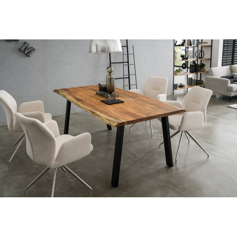 Hoytt Rectangular Dining Table, 76.5cm H x 80cm W x 140cm L