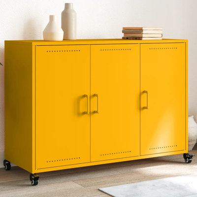 Alexcya 100.5 cm W Steel Sideboard