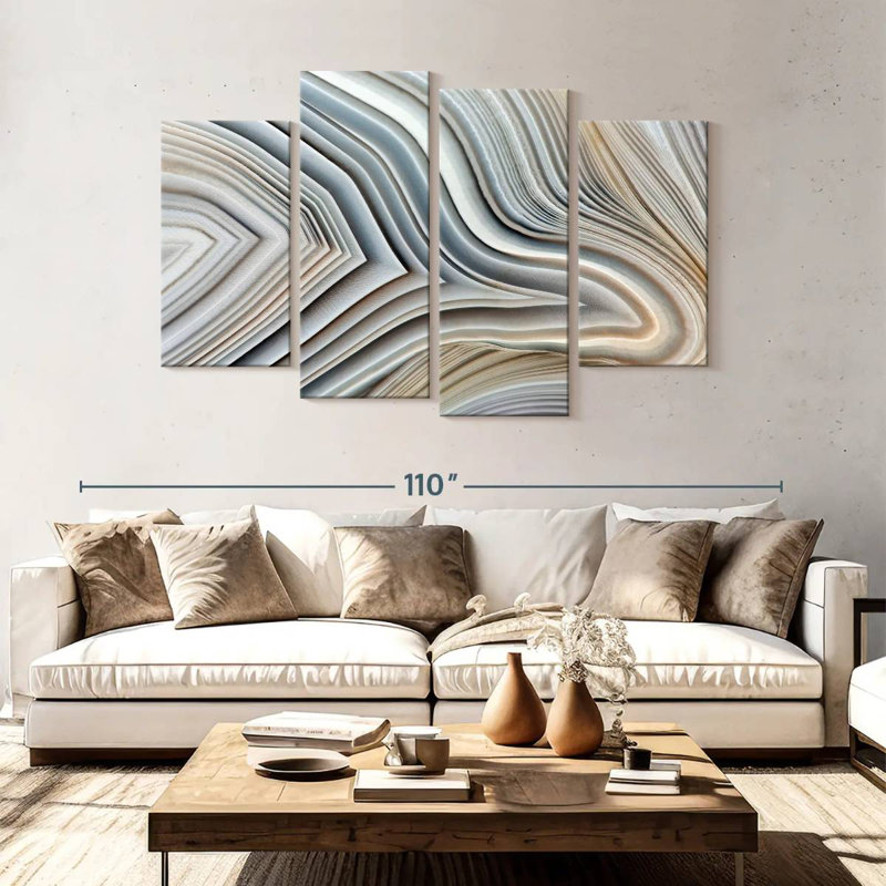 Agate Stone, 54" H x 84" W