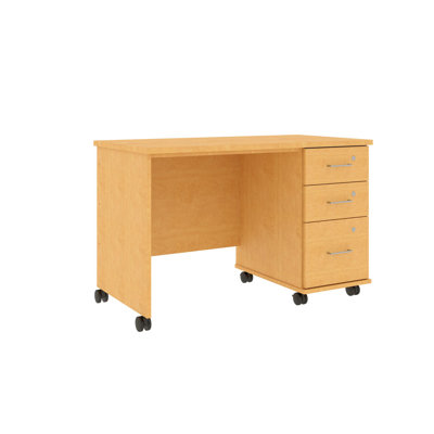 Bureau mobile avec tiroirs de rangement verrouillables - poste de travail roulant