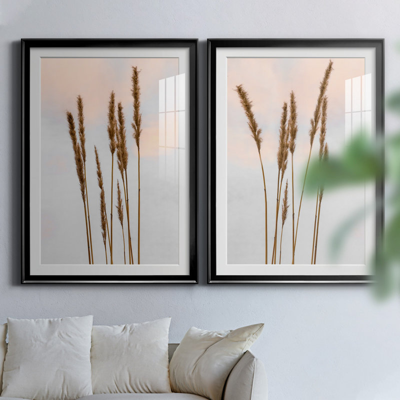 Danita Delimont - ensemble de 2 reproductions de photos, H 26,5 po x l 73 po x P 1,5 po, Papier encadré noir, Blanc