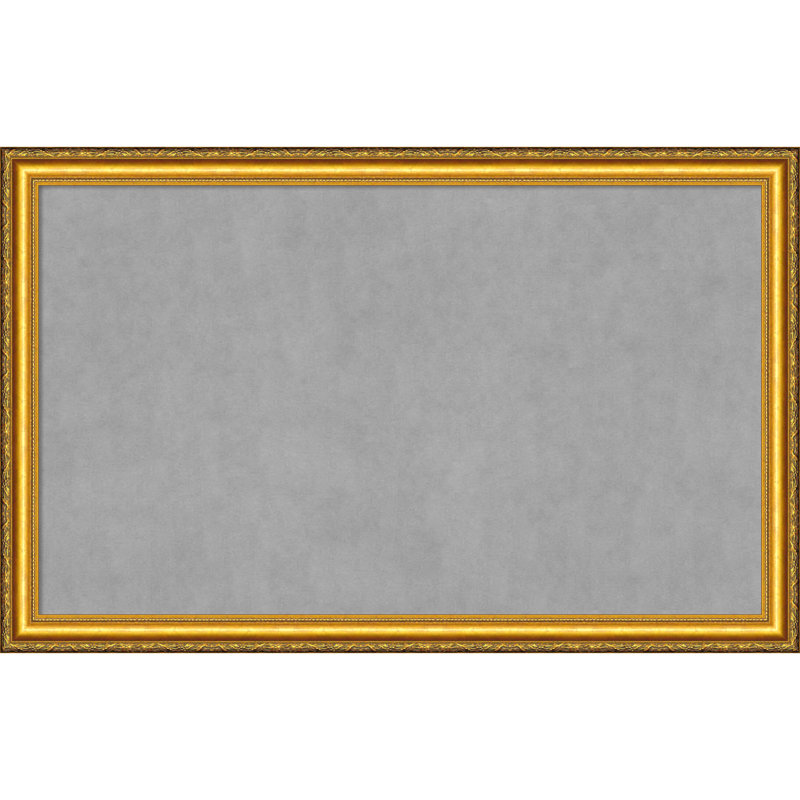 Tableau magnétique encadré doré Colonial, H 28 po x l 44 po