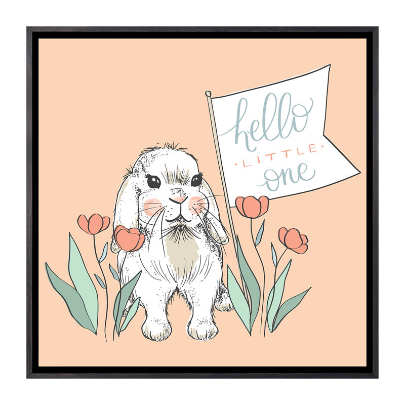 «Forest Baby Toile III» par Kristina Hultkrantz, reproduction d'art sur papier encadrée, H 37 po x l 37 po x P 1,5 po