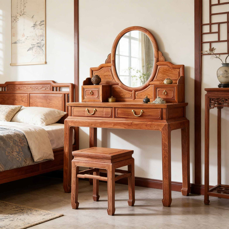 Coiffeuse de chambre à coucher de style chinois