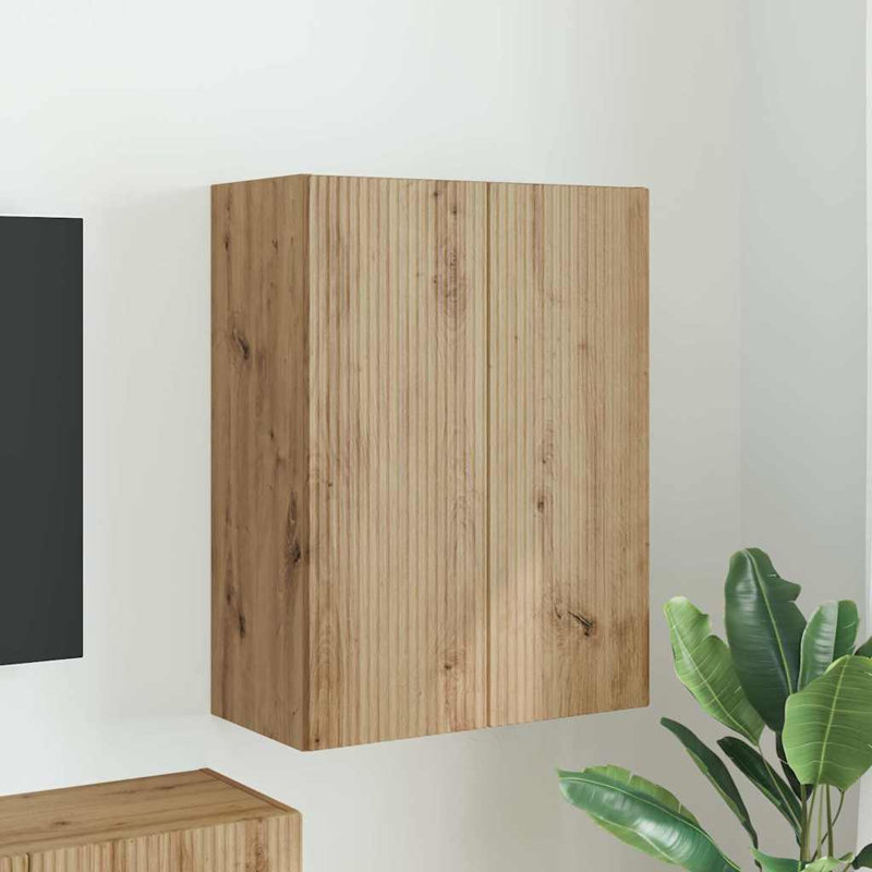 Unfinished TV Stand for TVs up to 28", 60cm H x 59.5cm L x 31cm W, White