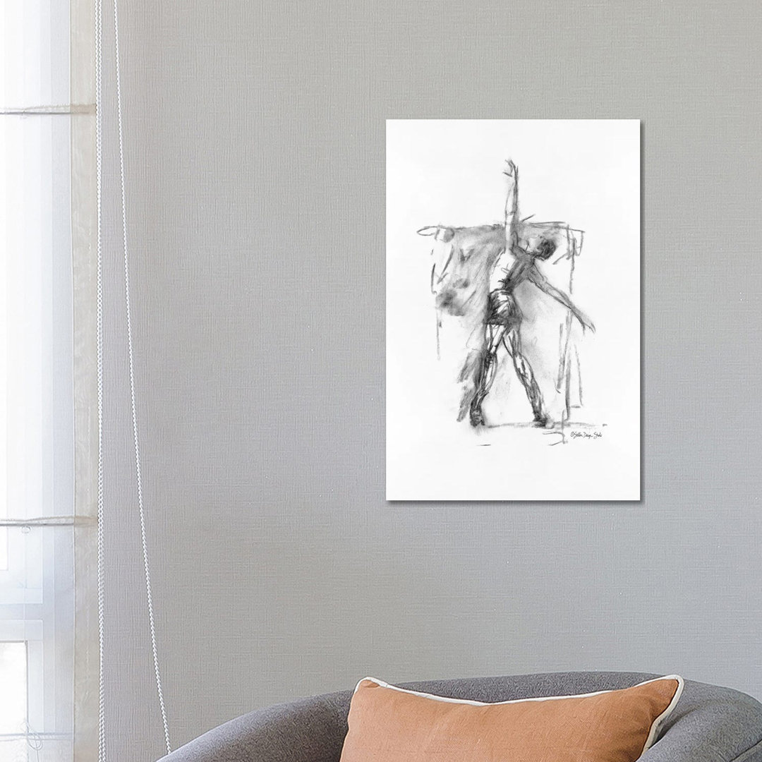 Dance Figure II von Stellar Design Studio - Galerie-verpackte Leinwand Giclée