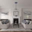 Médaillon de plafond Endurathane Raynor, DE 20 5/8 po x P 1 3/8 po (convient aux auvents jusqu'à 6 po), fini craquelé Americana peint à la main-28584707