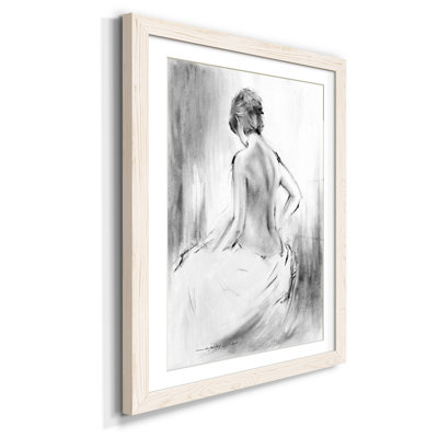Soft Silhouette V - reproduction d'art sur papier encadré
