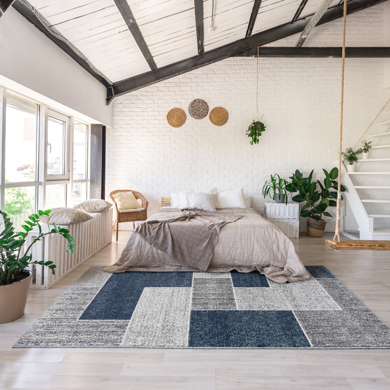 Alawi Patchwork Indoor Rug, Runner 2' x 7'