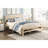 Natural Finish Contemporary Bed Frame For Full Size, Clean - Lined Rails, Bedroom Setup Size Platform With Finish, Rails And , Decor-969058209