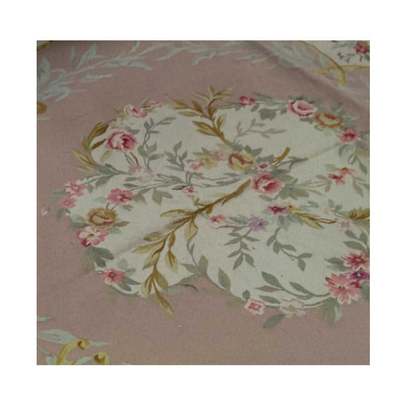 Tapis beige et beige noué à la main de haute qualité