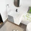 Meuble-lavabo mural 28 po avec lavabo