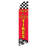 Double Sided 138'' H x 38'' W Polyester Feather Banner