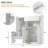 18 Pair Shoe Storage Cabinet With Bench-205165183