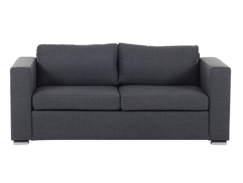 Canapé Helisinki, Polyester - Gris foncé