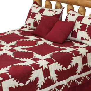Odessa Rustic Cotton Geometric Shapes Quilt
