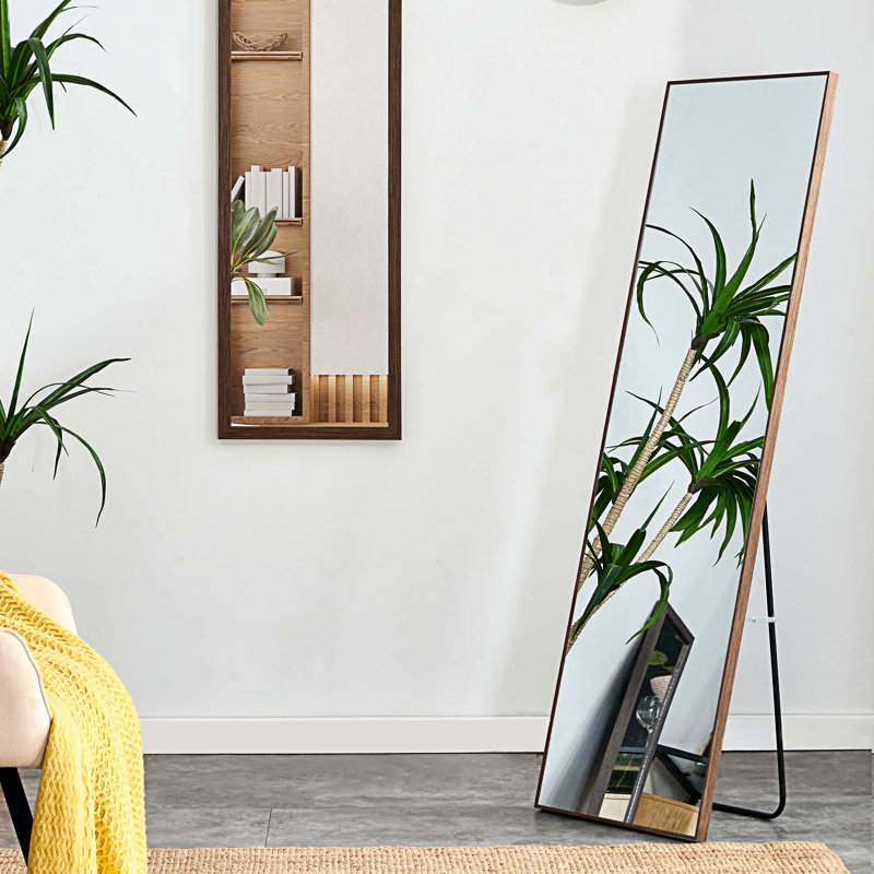 Mirror, Brown, 58" x 15"