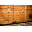 Almestica Grey Solar Powered Integrated LED Metal Pathway Light Pack