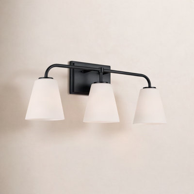 Misty 3 Light Frosted Dimmable Vanity Light