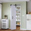 Porte pliante à panneaux en bois manufacturé avec quincaillerie d'installation-119783292-107717582