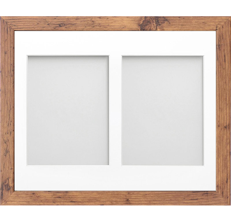 Markeis Matte Picture Frame with Mat, 5cm x 7cm, Beech