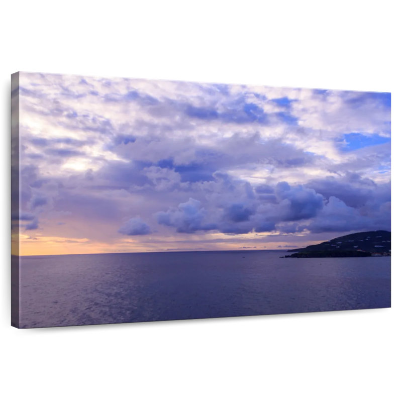 Coucher de soleil d'Alvord, H 26 po x l 39 po