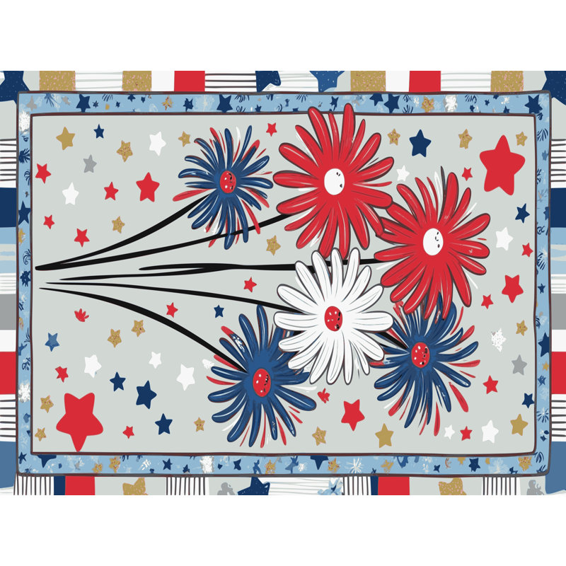 Tapis d'été Holiday The Aisle®, Rectangle 5 pi x 7 pi