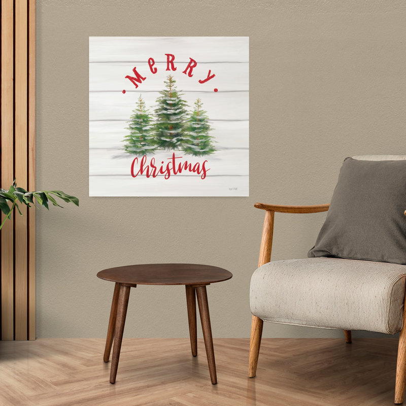 Merry Christmas on Shiplap, H 24 po x l 24 po