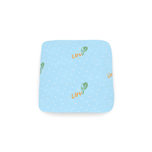 URVI Square Cushion 13 x 13 inch Memory Foam Pillow, Medium Firmness for Multi-Purpose Use