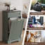 Armoire à poubelle basculante de 13 gallons avec tiroir et crochets-129698963-129912210